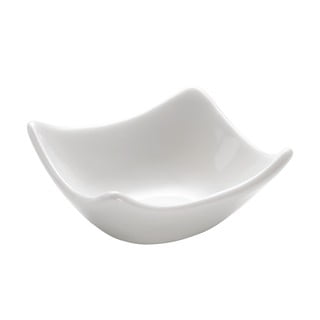 Balta porcelāna bļoda Maxwell & Williams Basic Wave, 7,5 x 7,5 cm