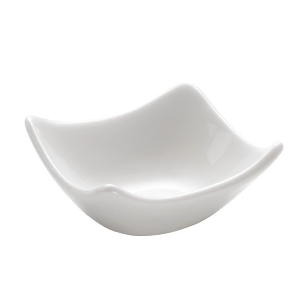 Balta porcelāna bļoda Maxwell & Williams Basic Wave, 7,5 x 7,5 cm