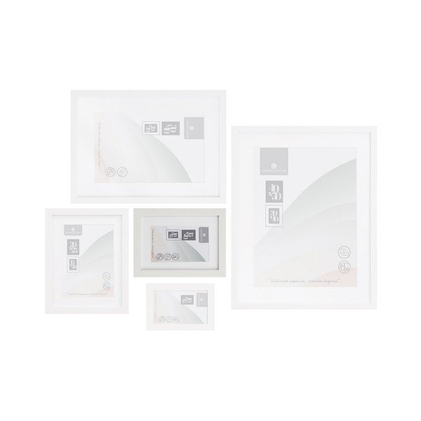 Balts stāvošs/piekarināms foto rāmis 17,5x22,5 cm Sencillo – Casa Selección-image-1