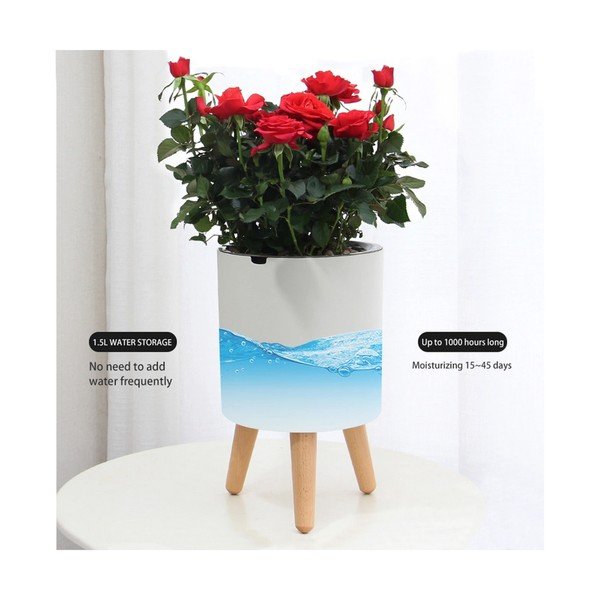 Plastmasas pašlaistošs puķu pods ø 19 cm Calla – Tomasucci-image-1