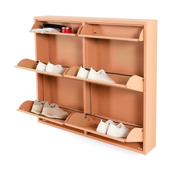 Lašrozā metāla atverams apavu plaukts 98x86x15 cm Billy – Spinder Design-image-3