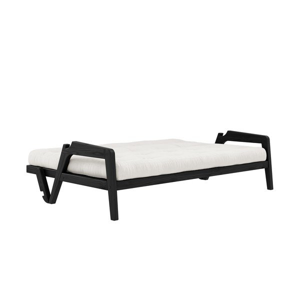 Balts/bēšs izvelkamais dīvāns 204 cm Grab – Karup Design-image-4