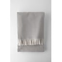 Gaiši pelēks pleds ar kokvilnu Euromant Zen, 140 x 160 cm