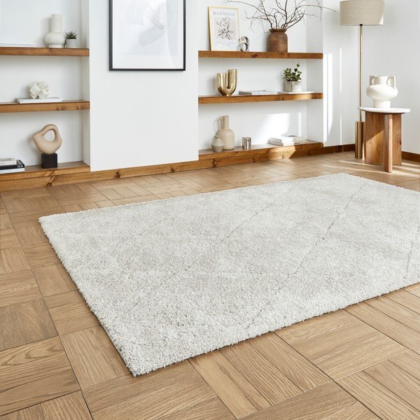 Gaiši pelēks paklājs 160x230 cm Ideal Shaggy – Think Rugs-image-2