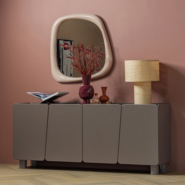 Bordo metāla vāze (augstums 38 cm) Auri – WOOOD-image-2