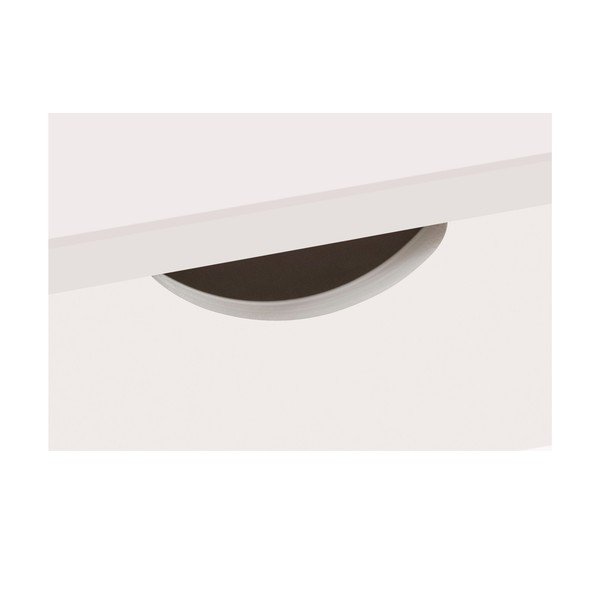 Balts rakstāmgalds ar plauktu no priedes koka Støraa Gava-image-1