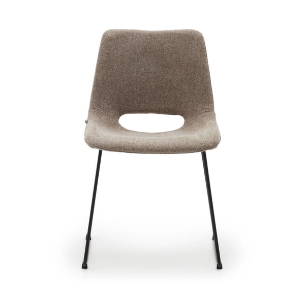 Gaiši brūni pusdienu krēsli (1 gab.) Zahara – Kave Home-image-2