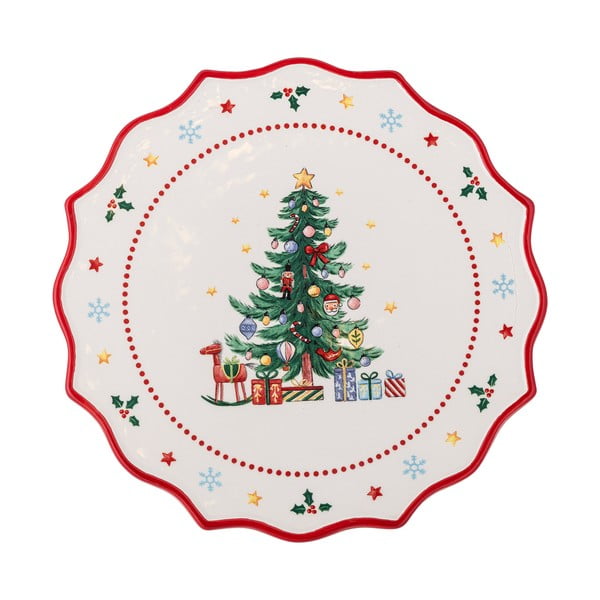 Keramikas saldumu statīvs ar Ziemassvētku motīvu Naive – Bloomingville-image-2