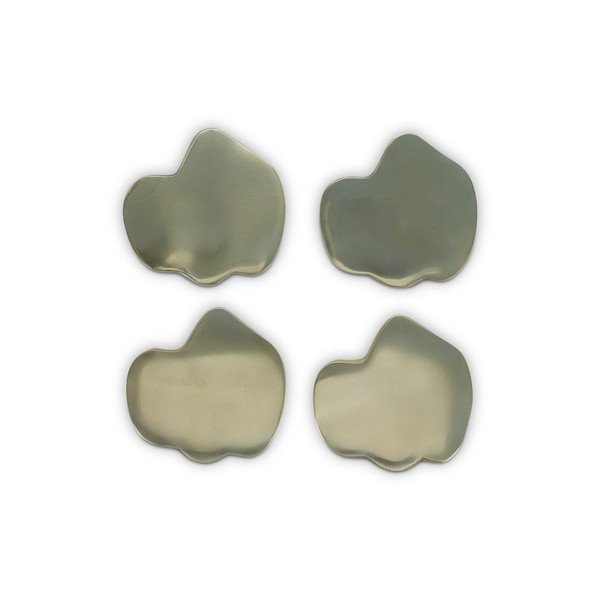Zelta krāsas metāla paliktņi (4 gab.) Charm – S|P Collection
