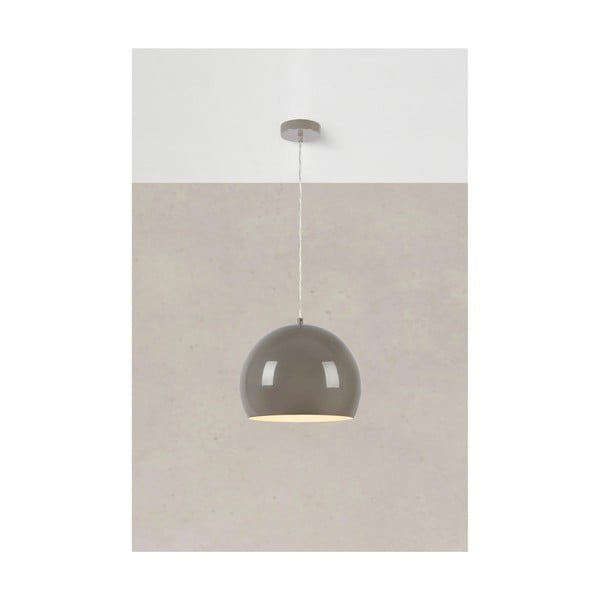 Pelēkbēša piekaramā lampa ar metāla abažūru ø 28 cm Pop – Markslöjd-image-3