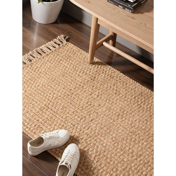 Dabīga toņa divpusējs/ar rokām darināts džutas celiņa paklājs 80x200 cm Fjord – Hanse Home-image-2