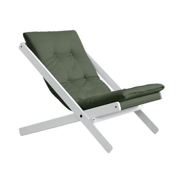 Saliekamais krēsls Karup Design Boogie White/Olive Green