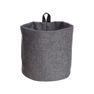 Pelēks tekstila grozs Bigso Box of Sweden Hang, diametrs 17 cm