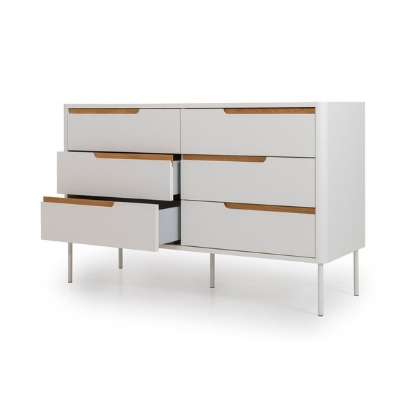 Balta kumode Tenzo Switch, 130 x 83 cm-image-2