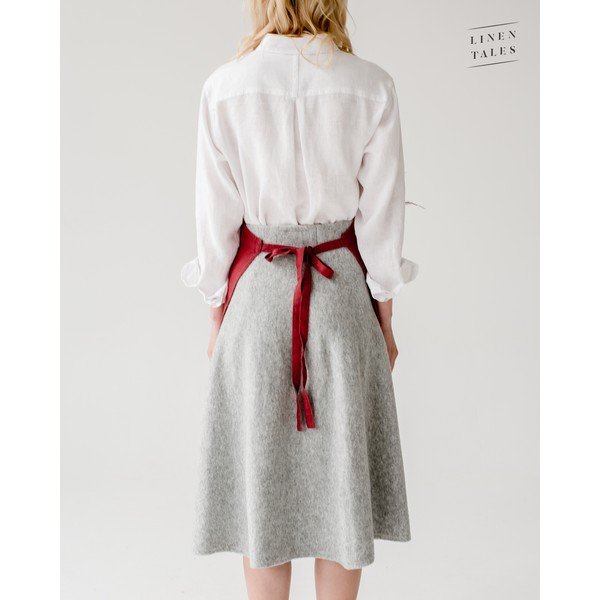 Sarkans lina priekšauts Lina Tales Daily Apron, 80 x 55 cm-image-4