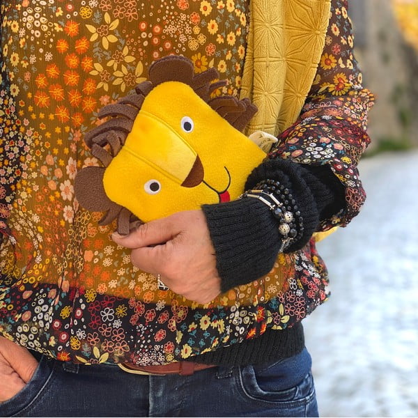 Dzeltens flīsa termofors 200 ml Eco Junior Comfort – Hugo Frosch-image-1