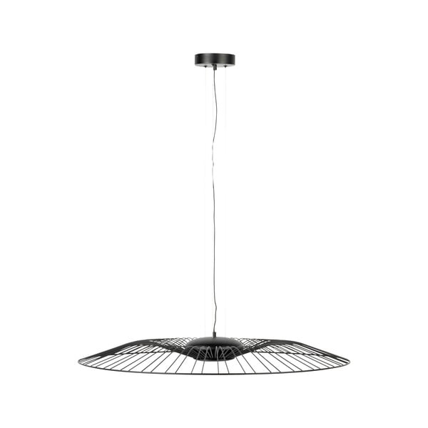 Melna LED piekaramā lampa ar regulējamu spilgtumu ø 90 cm Spider – Zuiver