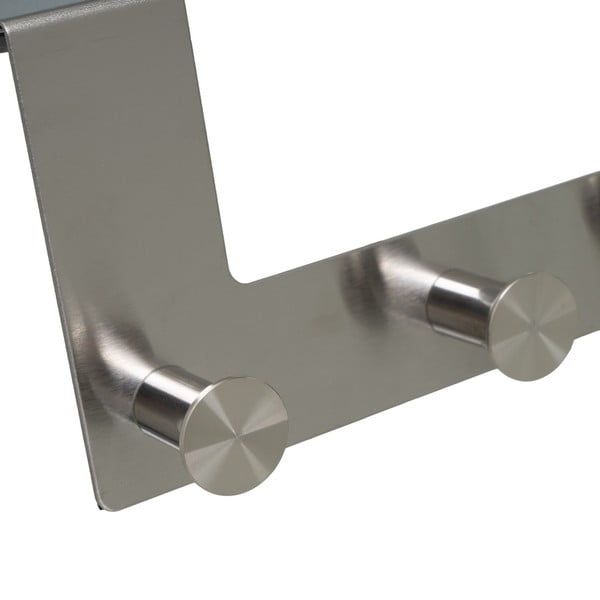 Matētas sudraba krāsas metāla durvju pakaramais 35 cm – Casa Selección-image-3