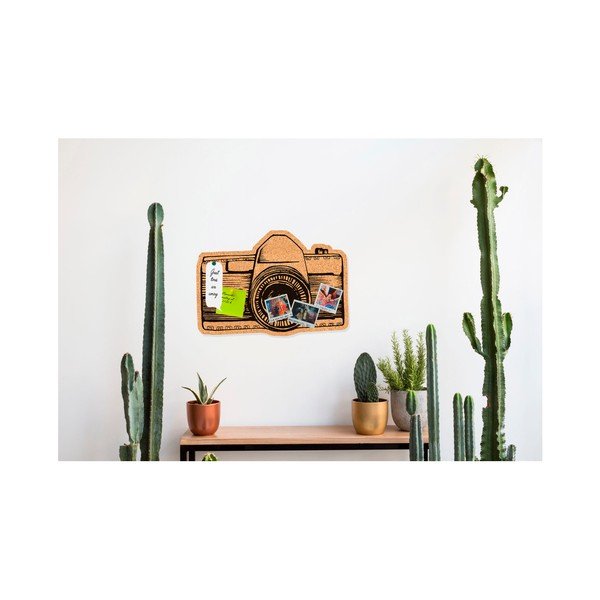 Korķa dekoratīvais sienas dēlis Really Nice Things Camera-image-2