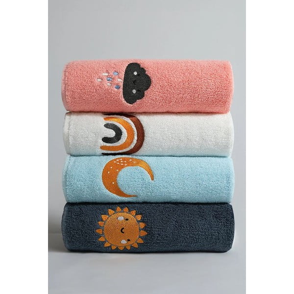 Kokvilnas dvieļi (4 gab.) 30x50 cm – Mila Home-image-1