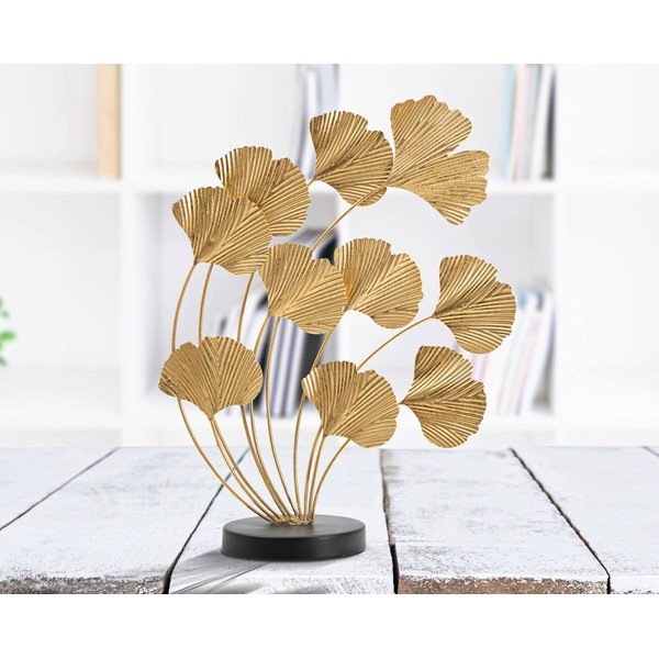 Metāla statuete zelta krāsā Mauro Ferretti Wind Leaf-image-1
