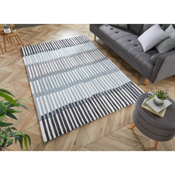 Pelēks paklājs Flair Rugs Linear Stripe, 160 x 230 cm-image-4