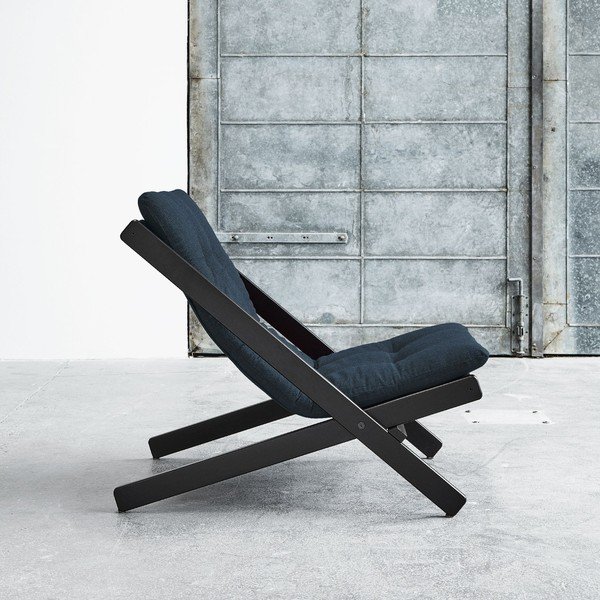 Saliekamais krēsls Karup Boogie Black/Deep Blue-image-3