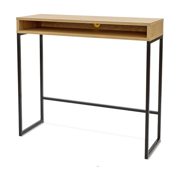 Darba galds ar ozolkoka imitācijas galda virsmu 35x100 cm Frame – Woodman-image-2