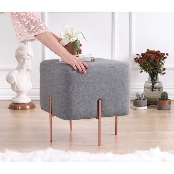 Pelēks pufs Copper – Artie-image-3