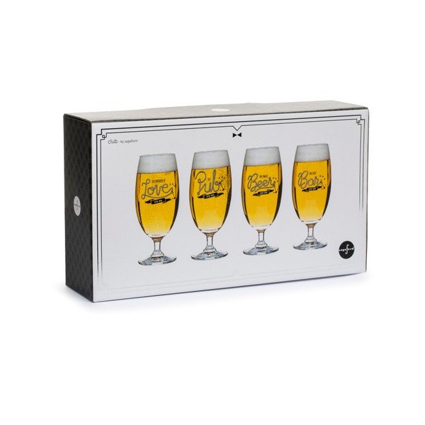4 glāžu komplekts Sagaform Club Beer, 420 ml-image-2