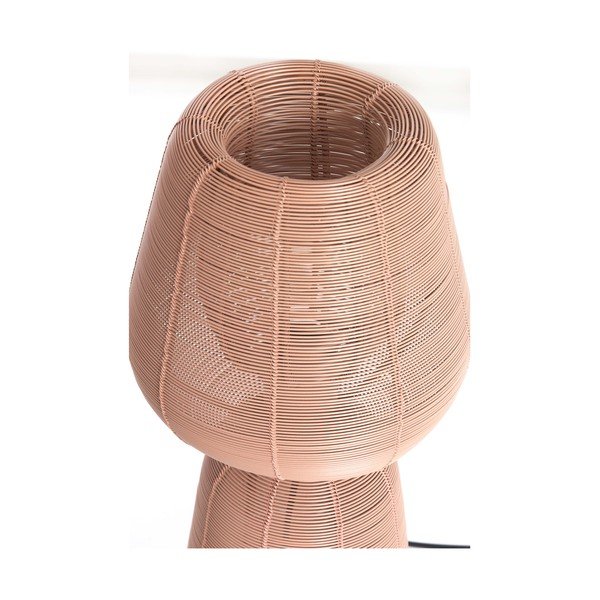 Gaiši sarkana galda lampa (augstums 42 cm) Aboso – Light & Living-image-3