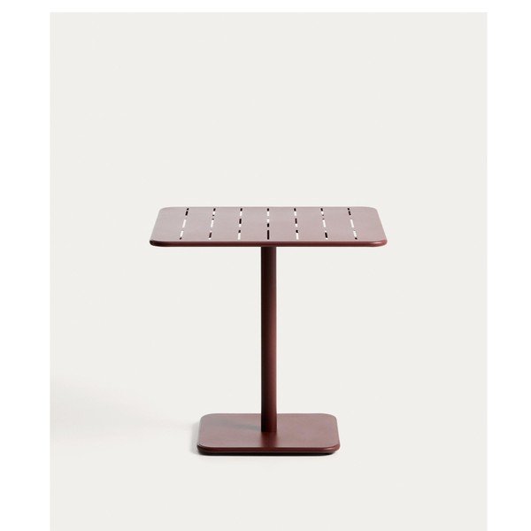 Tērauda dārza ēdamgalds 70x70 cm Brai – Kave Home-image-2