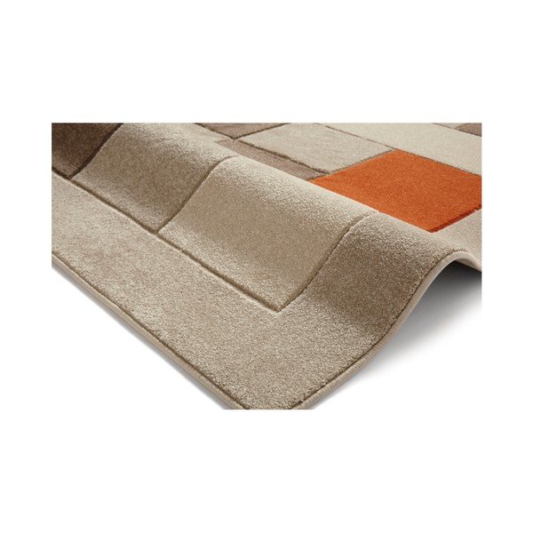 Bēšs un oranžs paklājs Think Rugs Matrix, 60 x 120 cm-image-2