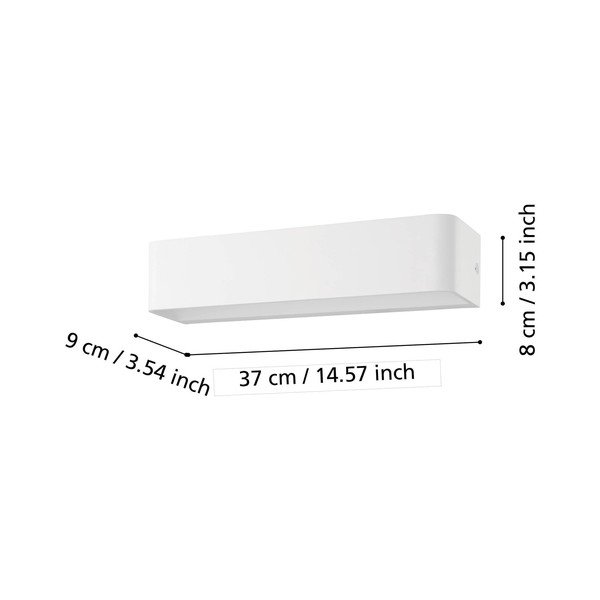 Balta LED sienas lampa SANIA 4 – EGLO-image-2