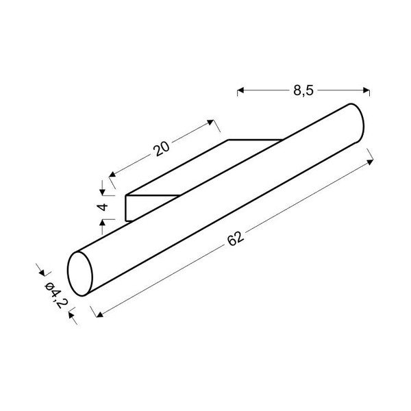 Balta LED sienas lampa Universe – Candellux Lighting-image-2