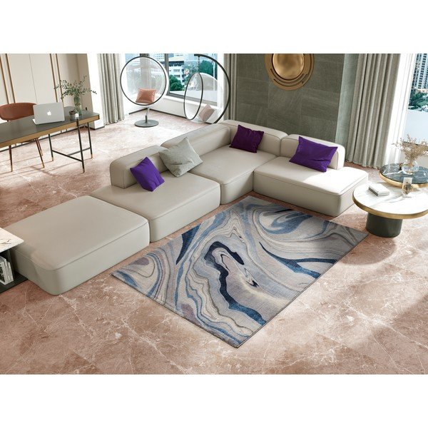 Zili pelēks paklājs Universal Sylvia, 120 x 170 cm-image-1