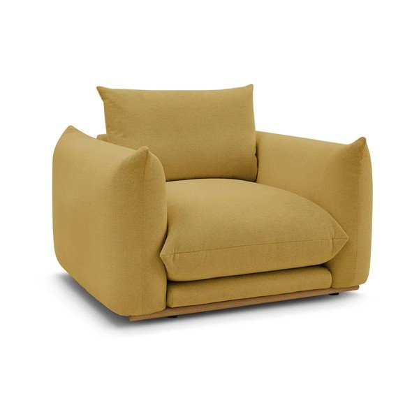 Dzeltens atpūtas krēsls Ernest – Bobochic Paris