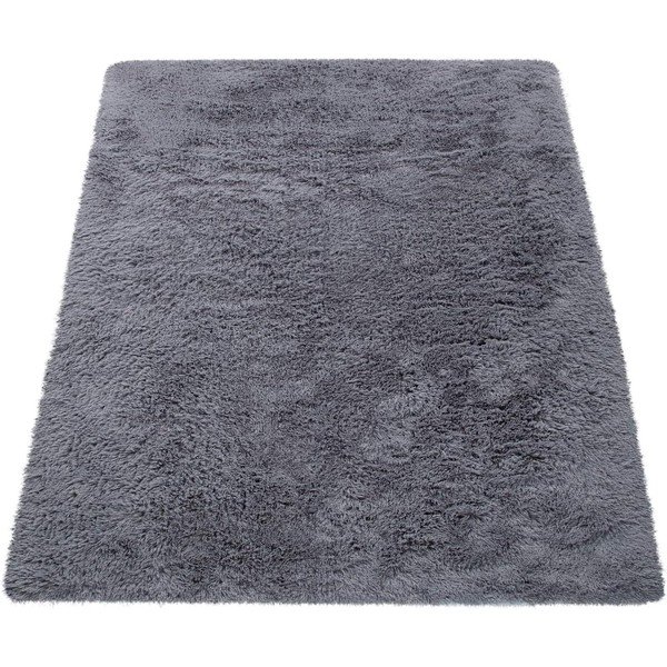 Antracīta pelēks mazgājams paklājs 120x180 cm Pelush Anthracite – Mila Home-image-4