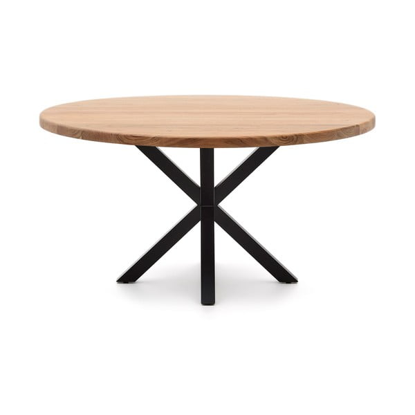 Ēdamgalds ar akācijas koka galda virsmu ø 150 cm Argo – Kave Home-image-3