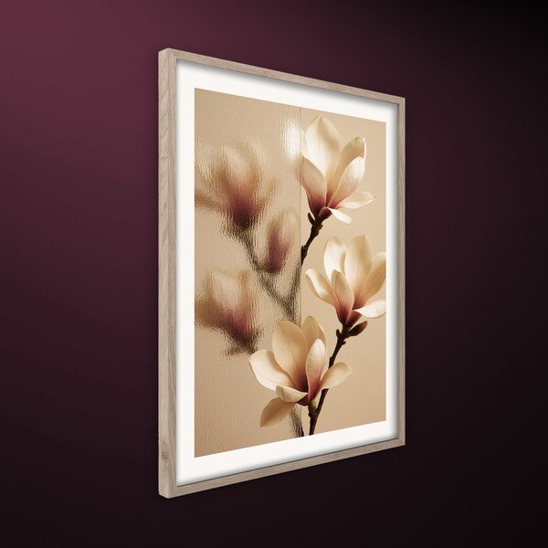 Drukāta glezna ar rāmi 50x70 cm Soft Magnolia – Styler-image-3