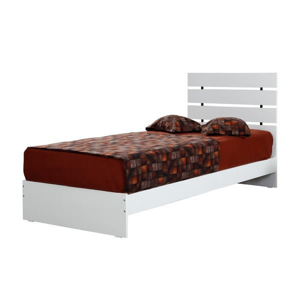 Balta vienvietīga gulta 120x200 cm Fuga – Kalune Design