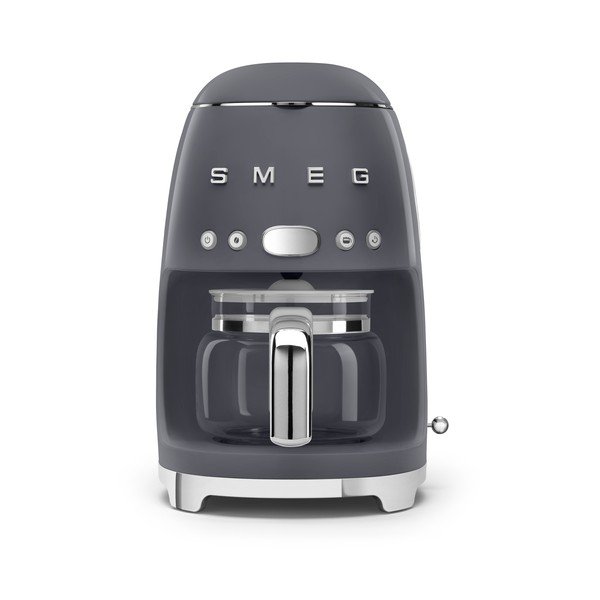 Pelēks kafijas pagatavošanas komplekts ar piltuvi Retro Style – SMEG