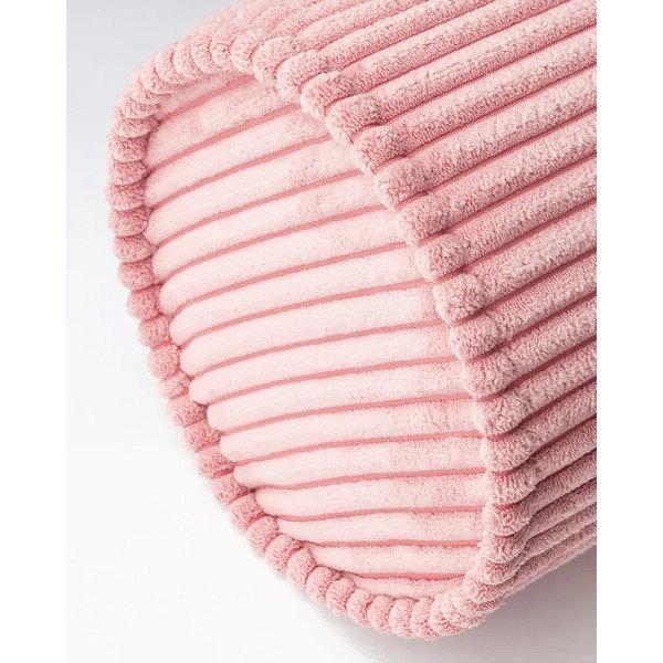 Rozā velveta bērnu dīvāna spilvens Roll – Wigiwama-image-4