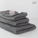 Tumši pelēki dvieļi (3 gab.) Honeycomb – Linen Tales