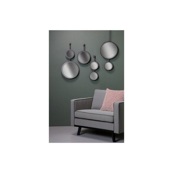 Dubultais apaļais sienas spogulis BePureHome Ķēde, garums 58 cm-image-3