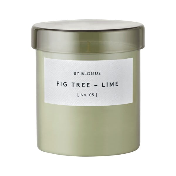 Aromātiskā sojas vaska svece degšanas laiks 45 h Valoa Fig Tree – Lime – Blomus