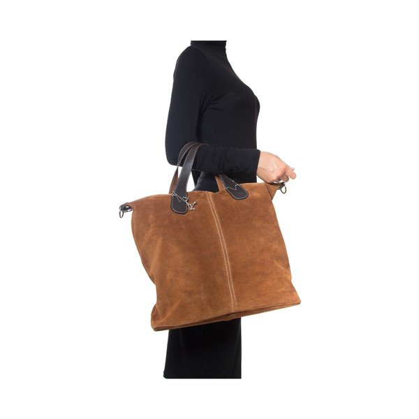 Ādas rokassoma Luisa Vannini 895 Cognac-image-3