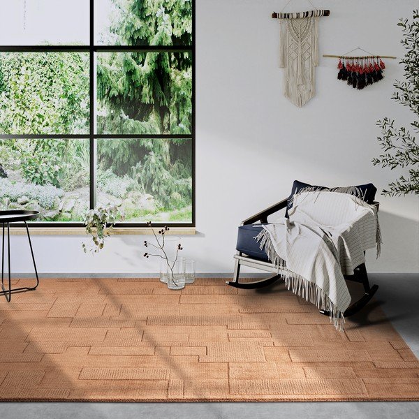 Brūns ar rokām darināts vilnas paklājs 190x280 cm Wilhelmine – Villeroy&Boch-image-1