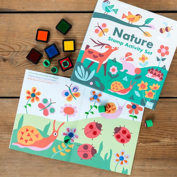 Radošais komplekts Stamp Activity Set Nature – Rex London-image-1