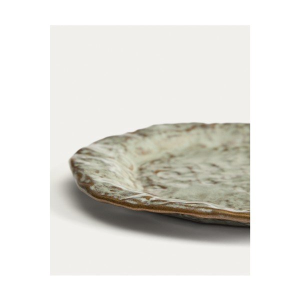 Pelēks deserta keramikas šķīvis ø 21 cm Alenia – Kave Home-image-4